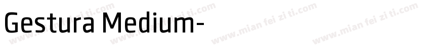 Gestura Medium字体转换